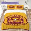 Motherwell FC Pattern Bedding uilt Set uilt Cover Pillowcase Home Decoration Birthday Gift (1 * duvet cover + 2 * pillowcase without core)
