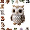 Cute Diy Handmade Colorful Beaded Animal Figurines Material Kit Perfect For Home Desktop Decor Ideal Gifts For Craft Lovers