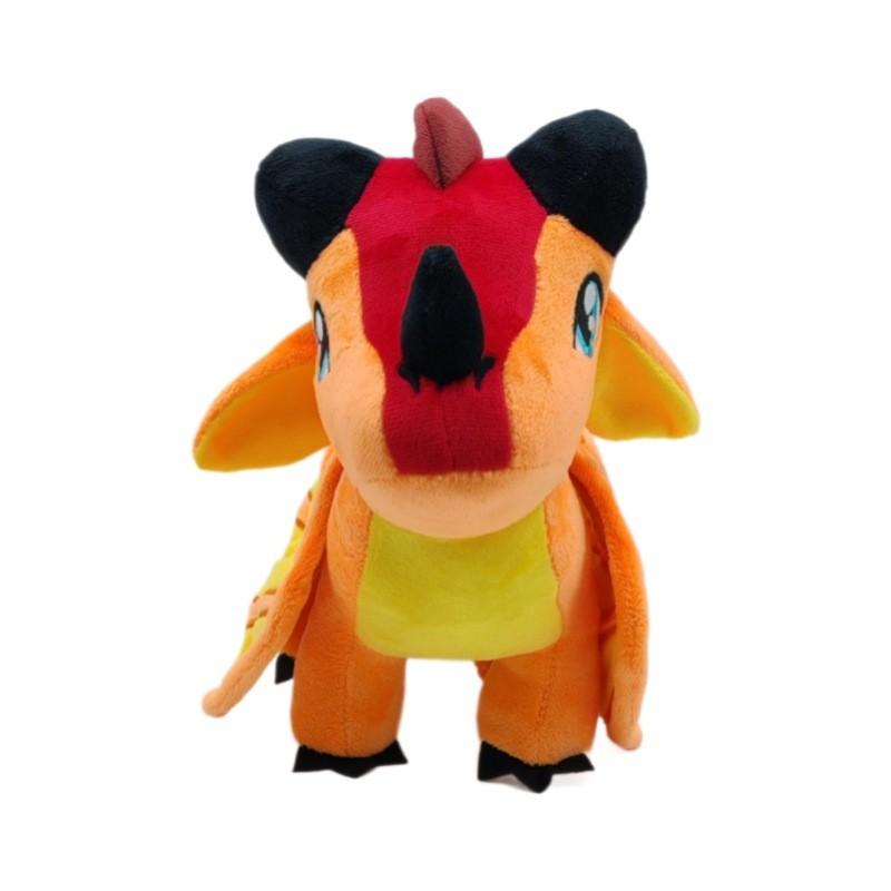 Wings Of Fire Orange Dragon Plush Toy Soft Stuffed Animal Cute Companion Gift For Kids Boys Girls Room Decor