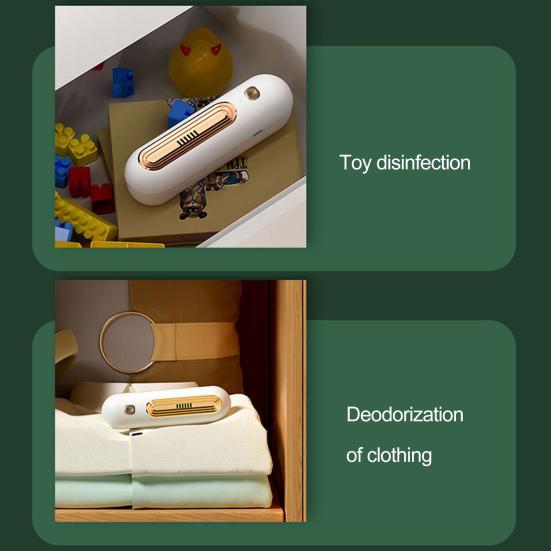 Очиститель холодильника USB-зарядка Электрический Управление одной кнопкой Экономичный Дезодорант для холодильника