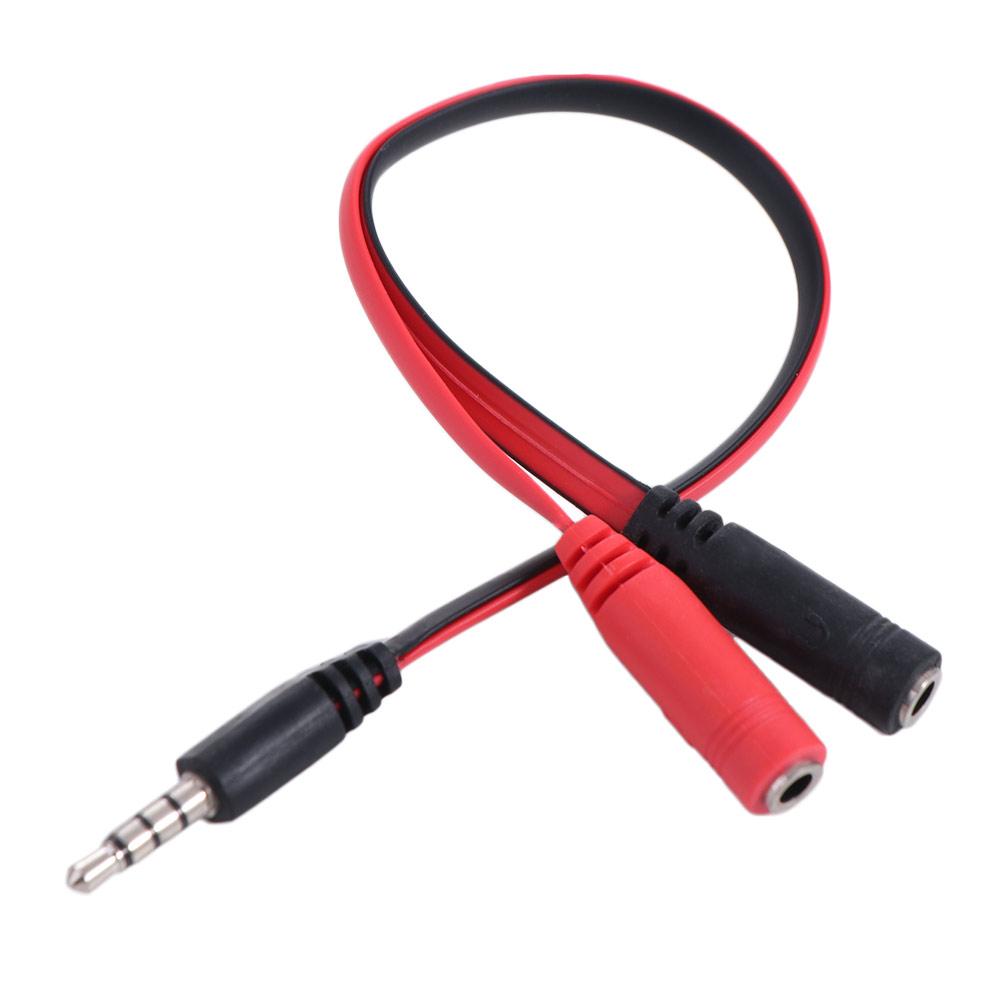 1 Female To 2 Male 3.5 Jack Audio Splitter Cable 1 Male To 2 Female Durable Smart Phone