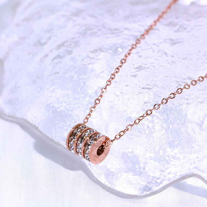 Ожерелье из титановой стали с шипами Colorfast, женское, холодный ветер, ключичная цепочка Tide Online Celebrity, кулон