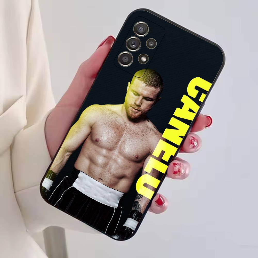 Мексика Бокс Канело Альварес Чехол для телефона для Samsung S25,S24,S21,S22,S23,S30,Ultra,S20,Plus,Fe,Мягкий силиконовый Черный чехол