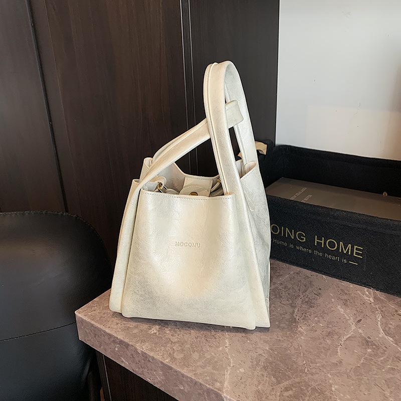 Премиальная ретро сумка-тоут женская новая модная нишевая дизайнерская на плечо через плечо сумка-ведро