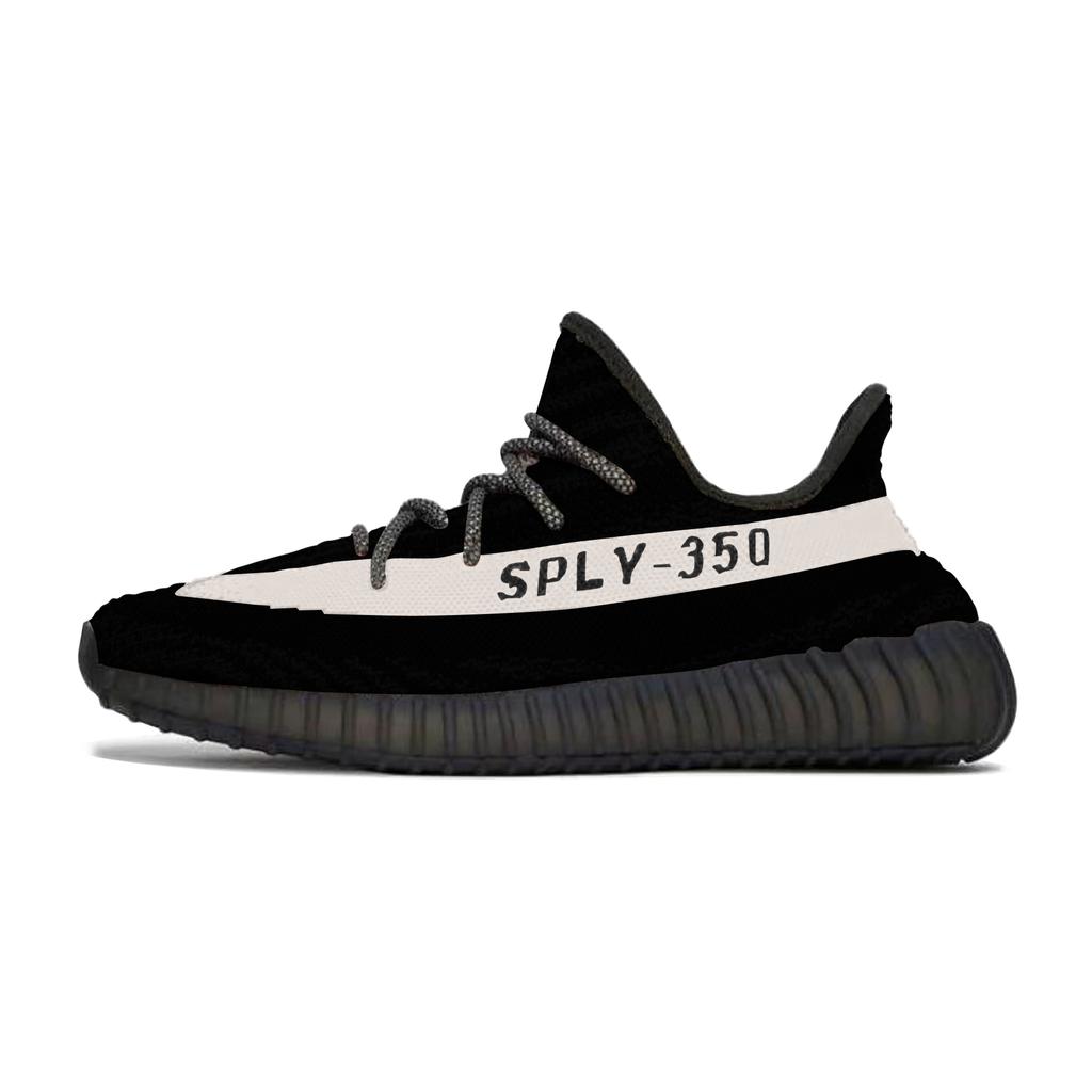 adidas Оригинальные Yeezy Boost 350 Устойчивые к истиранию Устойчивые к истиранию Низкие повседневные кроссовки Унисекс Черно-белые HQ7045(Команда578-)