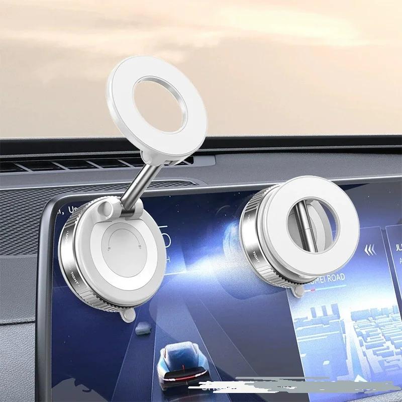 360° Вращающийся Вакуумный Магнитный Автомобильный Держатель для Телефона Новый Модель На Панель Приборов Стекло Крепление Многоцелевой Автомобильный Навигационный Стенд