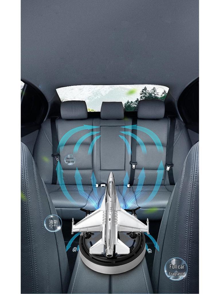 F16 Snapdragon Вращающийся Солнечный Автомобильный Ароматический Орнамент со Светом и Долговечным Ароматом