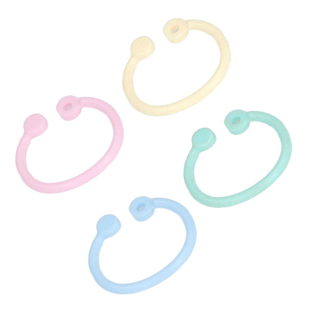 160 шт. колец из полиэтиленового материала, легкое широкое применение, кольца для книг, ключей, документов