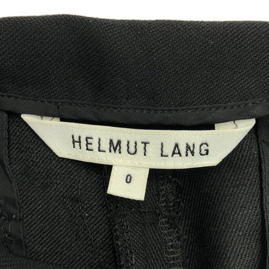 Helmut Lang Шерстяная смесь Зауженные брюки черные Разрез на молнии по низу Женские Б/у