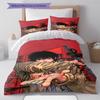 Sakamoto Days Pattern Bedding,Quilt Set Quilt Cover Pillowcase Home Birthday Gift (1 * duvet cover + 2 * pillowcase, without core)