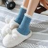 5/10 Pairs of Coral Fleece Socks Warm Socks for Autumn and Winter