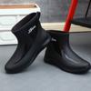 Мужские резиновые сапоги, обувь для шеф-повара, обувь для рыбалки, повседневная водонепроницаемая удобная модная нескользящая прочная износостойкая трендовая обувь большого размера
