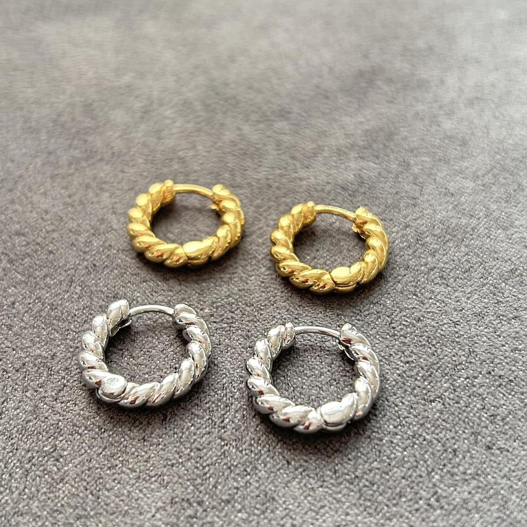 Вдохновленные Роуз Хуан и Лю Ифэй женские серьги-пусеты и витые каффы для ушей 2024 года