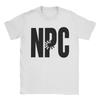 Мужские футболки NPC Loading с черным логотипом Хлопковые футболки Летние Винтажные с коротким рукавом Круглый вырез Хип-хоп Принт Футболка Большого размера