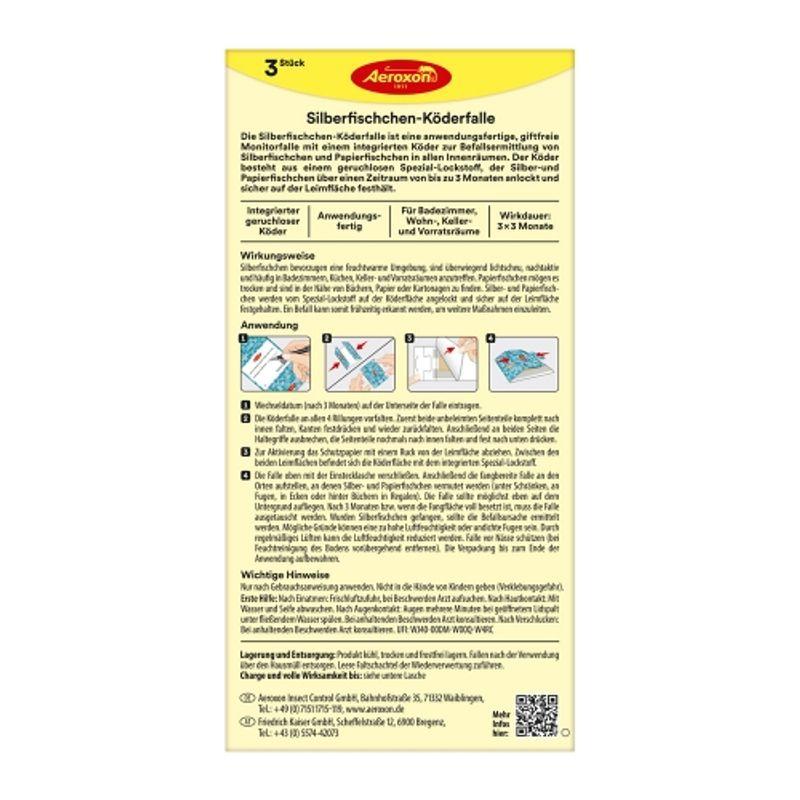 Aroxon Silverfish Trap 3-Pack