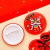 Cute Design Spring Festival Brooch Colorful New Year's Badge  Children Party