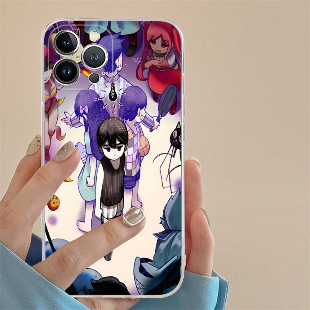 Игра Omori Для iPhone 17 16 15 14 13 12 11 Pro Max Plus Mini Чехол Для Прозрачного Чехла