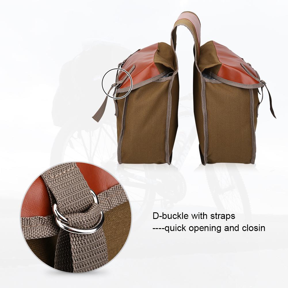 Bike Rear Rack Storage Bag Large Capacity Saddle Tail Pouches Bicycle Accessory