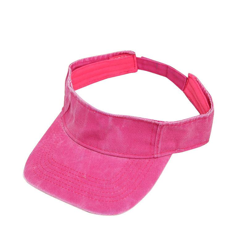 Унисекс Кепка-козырек из выстиранного денима с вышитым логотипом - Дышащая защита от солнца для спорта