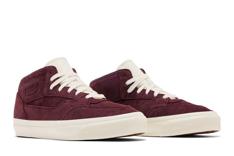Men's Sneakers Vans Half Cab JJJJound Burgundy White Burgundy/White