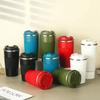 Double-layer Coffee Thermos 380ml/510ml Travel Thermal Mug Reusable Insulated Cup  Car Use