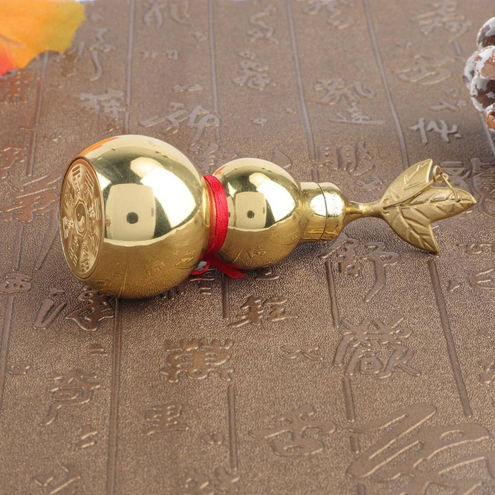 Open Cover Feng Shui Gourd Smooth Surface Hu Lu Statue Statues Wu Lou Gourd Home Decoration