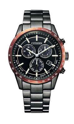 Часы Eco-Drive (Черный/Деловой/Водонепроницаемый/Мужской) BL5495-72E Подарок на солнечной батарее