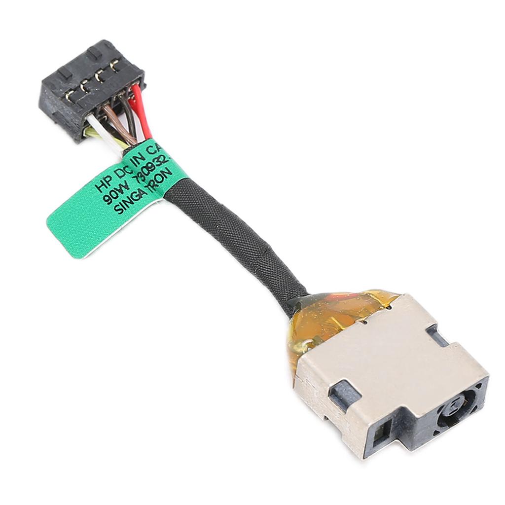 DC Power Jack Cable 8 Pin Durable Portable Laptop Harness Replacement for HP