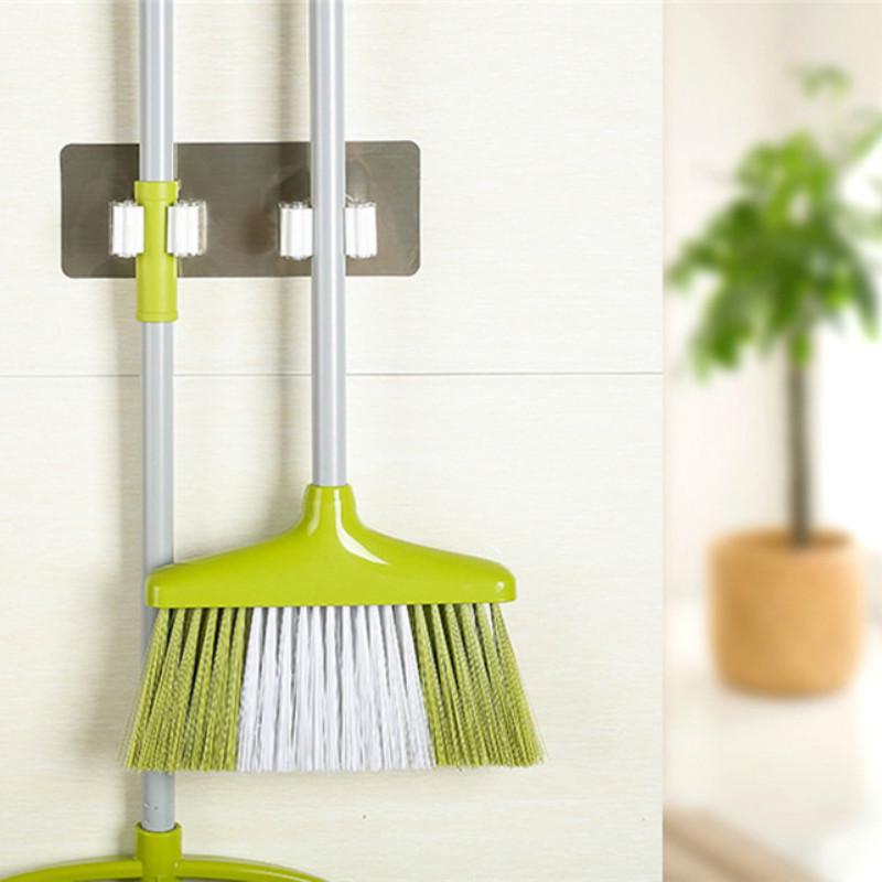 Wall Housekeeper Настенный держатель для швабры Вешалка для щеток и метел Стеллаж для хранения Кухонный инструмент