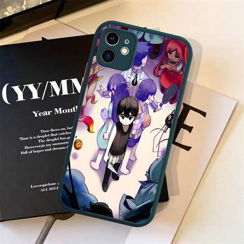 Игровой силиконовый чехол Omori для iPhone 16 15 14 13 12 11 Pro Max Plus X XS MAX Ударопрочный матовый чехол
