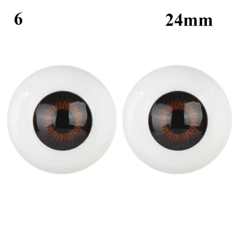 1 пара 24 мм 30 мм DIY Для BJD куклы Акриловые глаза Изготовление кукол Поделки Кукольный глаз Безопасная игрушка для животных