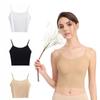 Bralette Crop Tops Ice Silk Traceless Sling Thin Sleeveless Camisole Strap Skinny Vest Tops Female