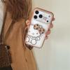 Чехол для телефона Spicy Girl с леопардовым принтом Hello Kitty для iPhone 17/16 Pro Max/15/14