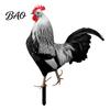 Decorative Yard Stake Realistic Acrylic Animal Stake, 2D Flat Chicken Goose Bird Garden Decoration Bunny Sign for Pathway, Patio, Lawn Outdoor