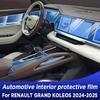 Для Renault Grand Koleos 2024 2025 Автомобильный интерьер Центральная консоль Прозрачная ТПУ Защитная пленка Антицарапина Аксессуары для ремонта