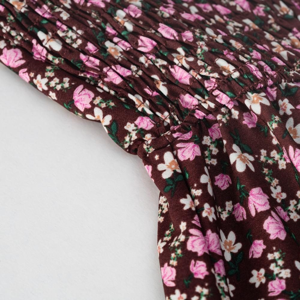 Женское осеннее элегантное плиссированное платье с квадратным вырезом и рукавами-фонариками