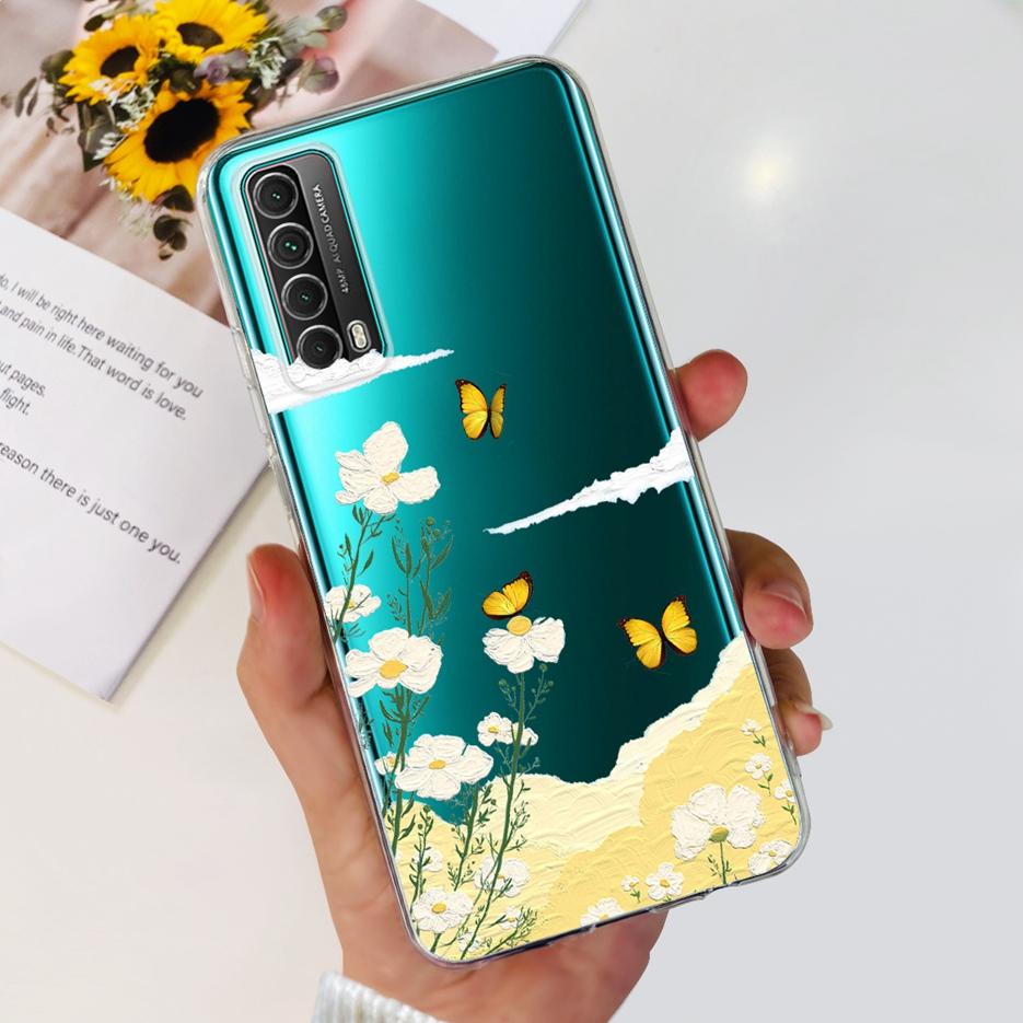 Для Huawei P Smart 2021 Чехол PPA-LX1 PPA-LX2 Новый Модный Расписной Чехол Мягкий ТПУ Чехол для Телефона Для Huawei Y7a Psmart 2021 Coque Capa