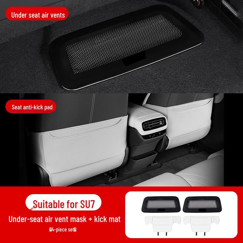 Xiaomi SU7/YU7 Under-Seat Air Vent Dustproof Net & Anti-Clog Cover for Car Interiors