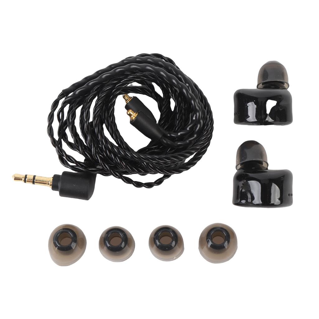 IEM Earphones Noise Reduction Professional Sound Isolating HiFi Stereo Wired Earbuds with