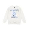 New MLB Los Angeles Dodgers Sweatshirts Unisex Ivory 31MTG2111-07I