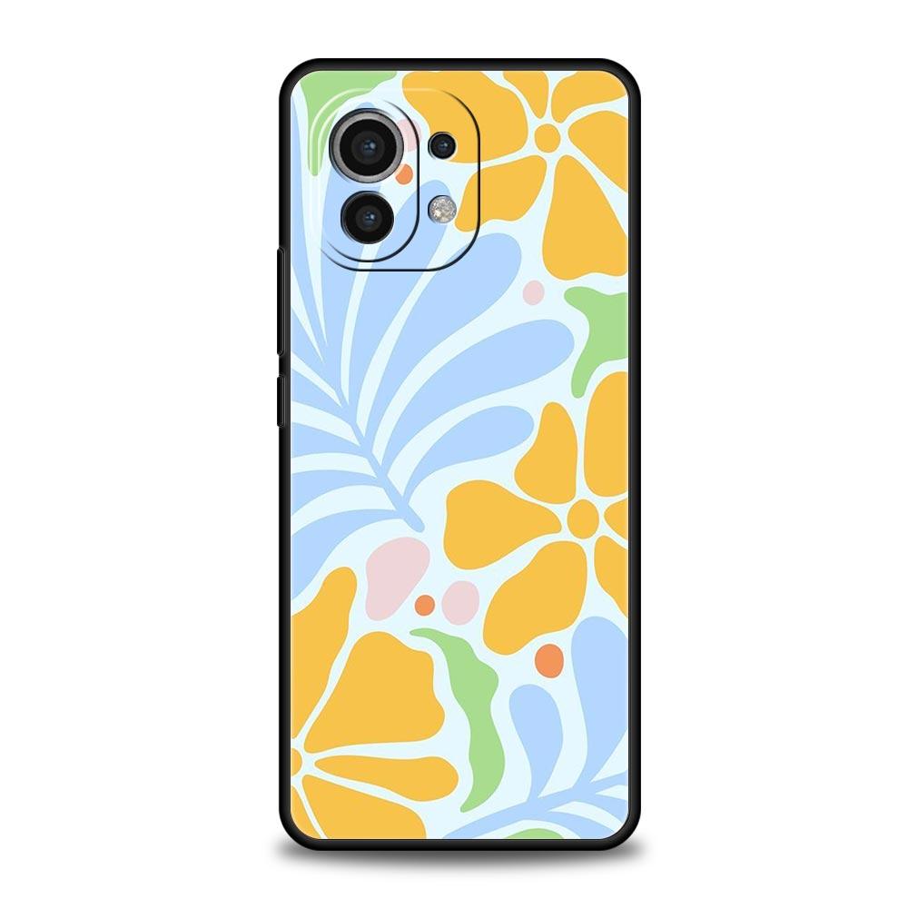 Чехол для телефона для Xiaomi Mi 15 14 14T 13T 12T Pro 12 13 11 Lite 5G 11T X6 X5 Pro Мягкий ТПУ чехол Абстрактный Цветочный рынок