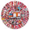 100 мультяшных наклеек с пожарными машинами для детей - Персонализированный DIY для бутылок с водой и чехлов для телефонов