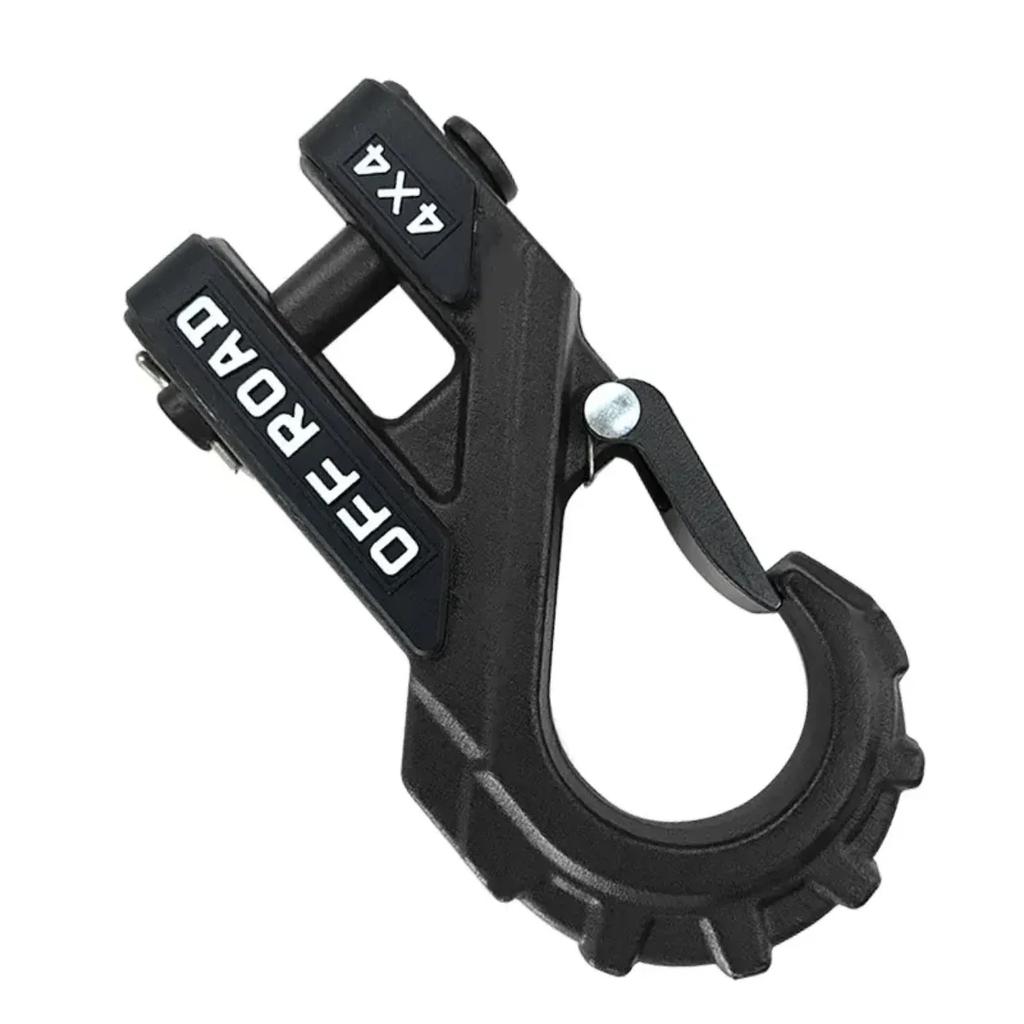 New Tow Truck Rescue Towing Rogue Hook New Sheathed Off-road Vehicle AT Winch Hook Large Increase Tension
