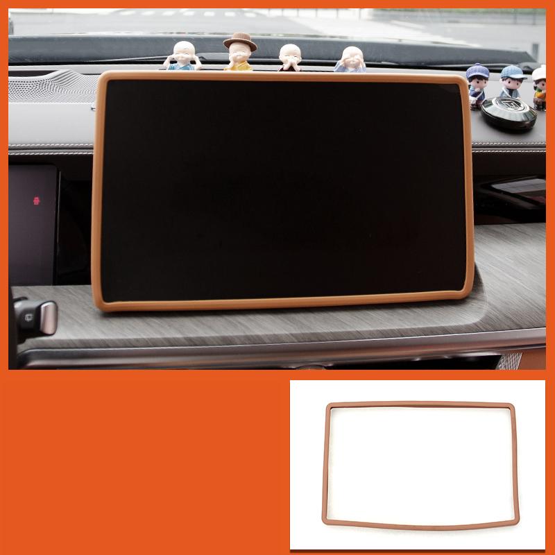 For GWM Tank 500 Great Wall -2024 Car Styling Screen trument Navigation Display Screen Silicone Frame Auto Accessories