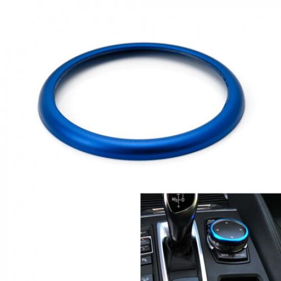 Blue NEW Ring For BMW Fxx Center Console IDrive Multimedia Controller Knob