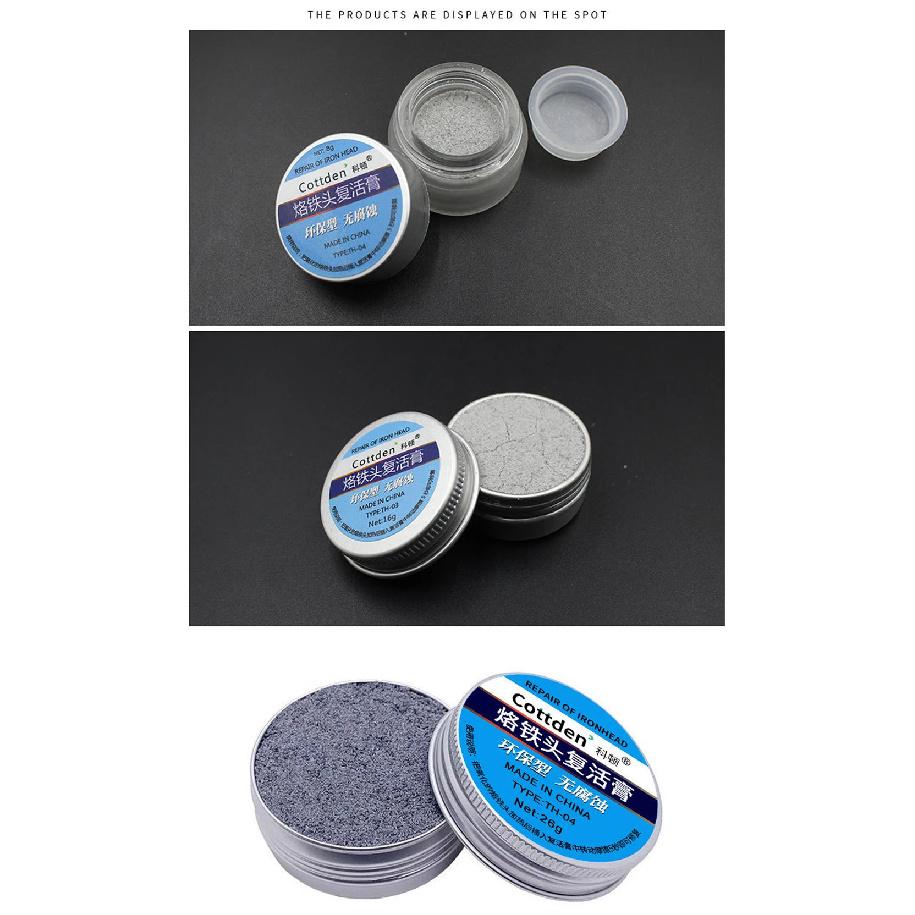 New Soldering Iron Tip Refresher Non-stick Tin Solder Cream Clean Paste for Oxide Head Resurrection Oxidative Activator