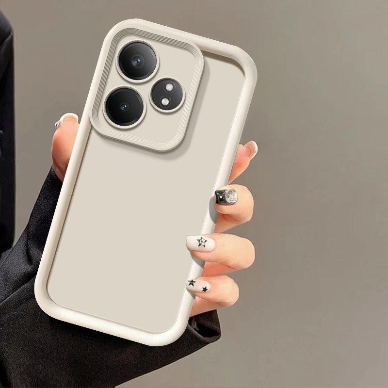 Для чехла Realme GT 6 Чехол для телефона Realme GT 6T 5G Realme GT 6 5G RMX3851 Защита от падений Роскошная матовая мягкая обложка