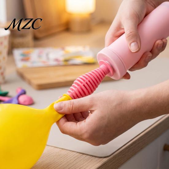 Latex Balloon Pump Hand Held Plastic Pump, Two Way Dual Action Inflator, Portable Blower Manual Air for Balloons, Tools Inflation Tool