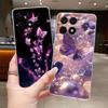Чехол для телефона Honor X8A X8B X8 X8C 4G Funda Coque с бабочкой и бантом, защитный чехол, прозрачный мягкий силиконовый TPU чехол Capa