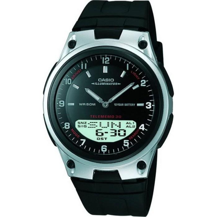 CASIO AW-80-1A Men's Analog & Digital Watch - Black